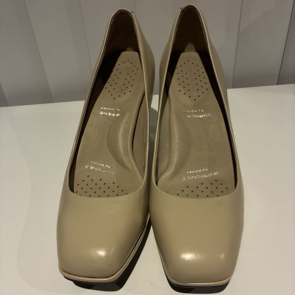 Rockport Luciana Plain Platform Heels-Nude Colored-Size 7.5-Used-Good Condition